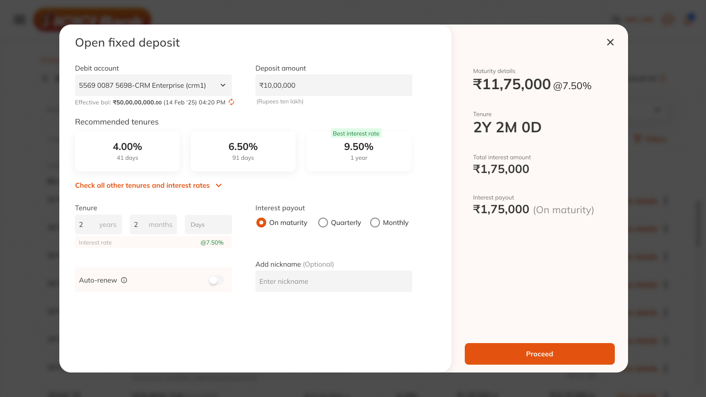 After - Contextual popup UI